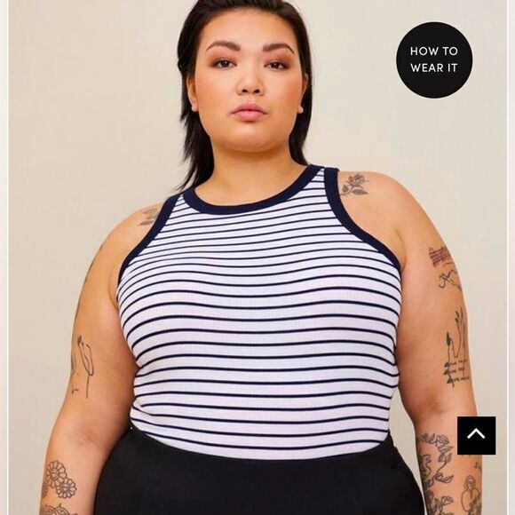 Torrid super soft rib high neck tank top - Picture 1 of 6